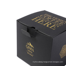Cardboard Box Clothes Packaging Corrugated Box Matte Black Candle Vessel